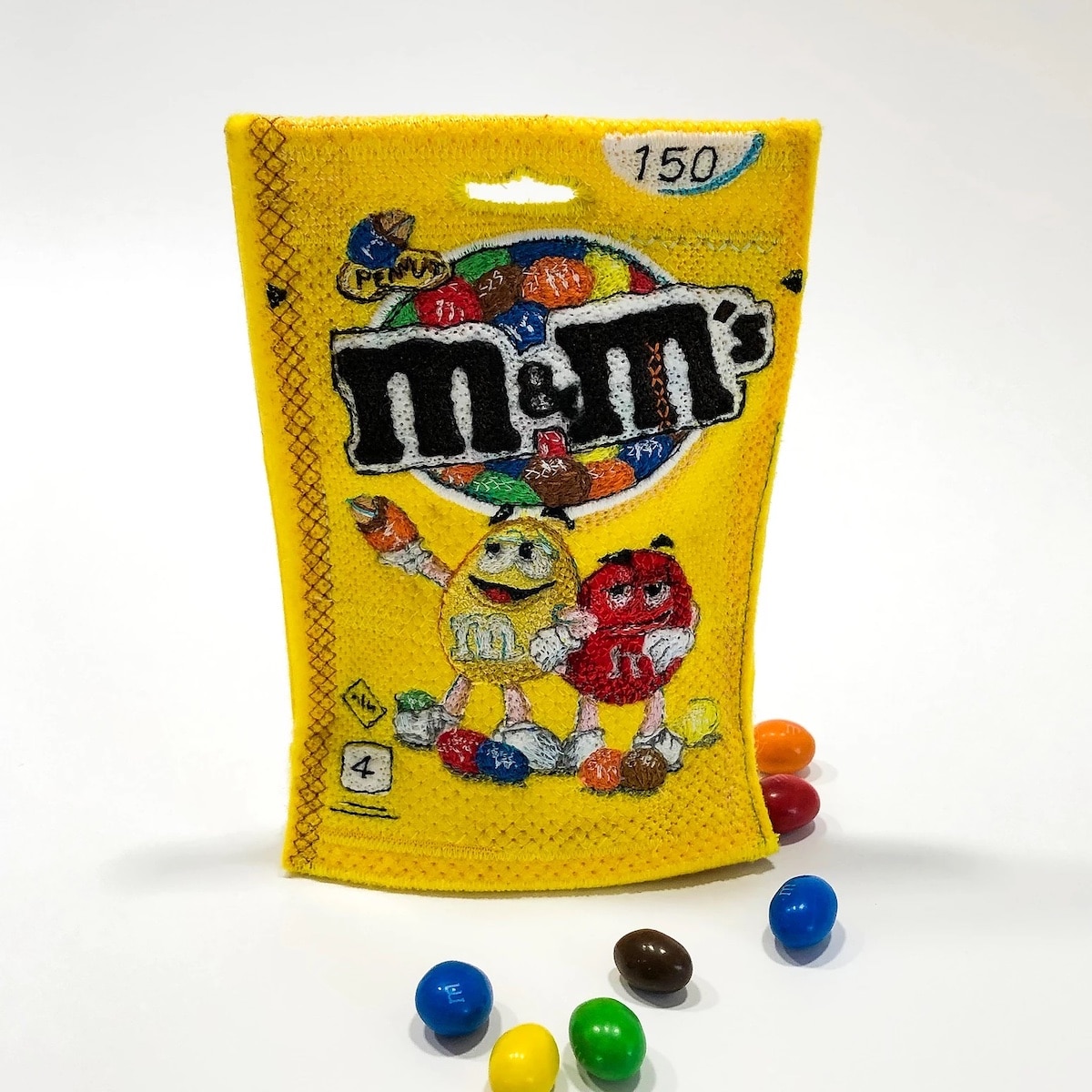 Felt and Embroidery M&M's