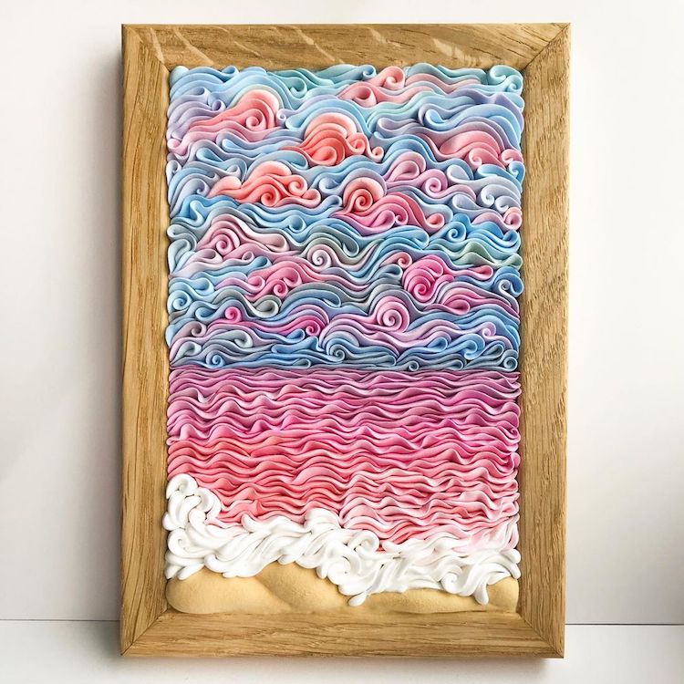 Art en argile polymère par Alisa Lariushkina