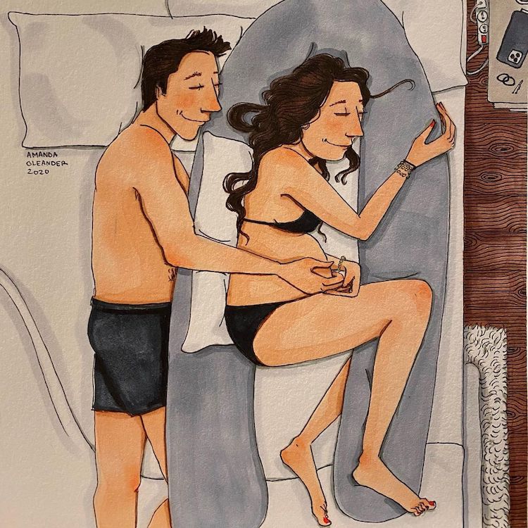 Quirky Relationship Illustrations by Amanda Oleander