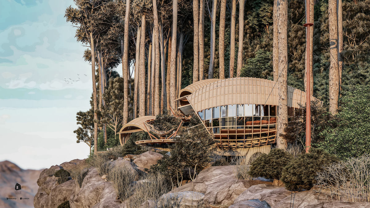 Architects Design Conceptual Cocoon Cabins on this Cuban Mountain Range