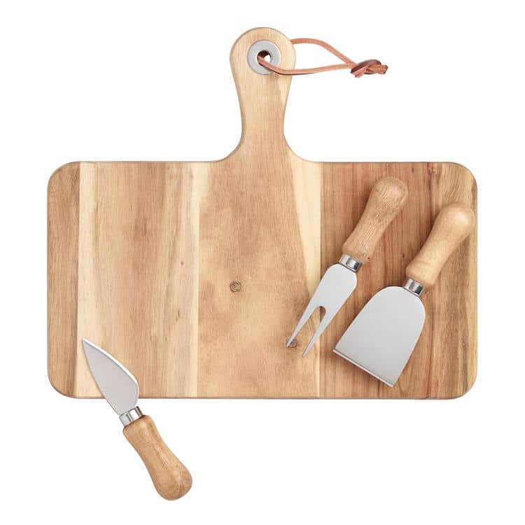 Cheese Knife and Cutting Board Set