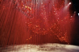 Japanese Artist Creates Immersive Thread Art Installation To Inspire Hope