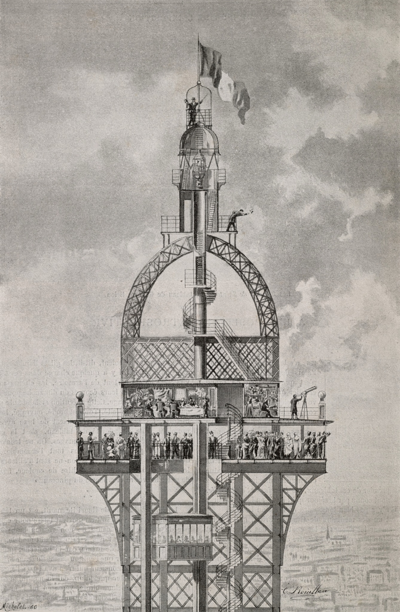 Plans de la Tour Eiffel