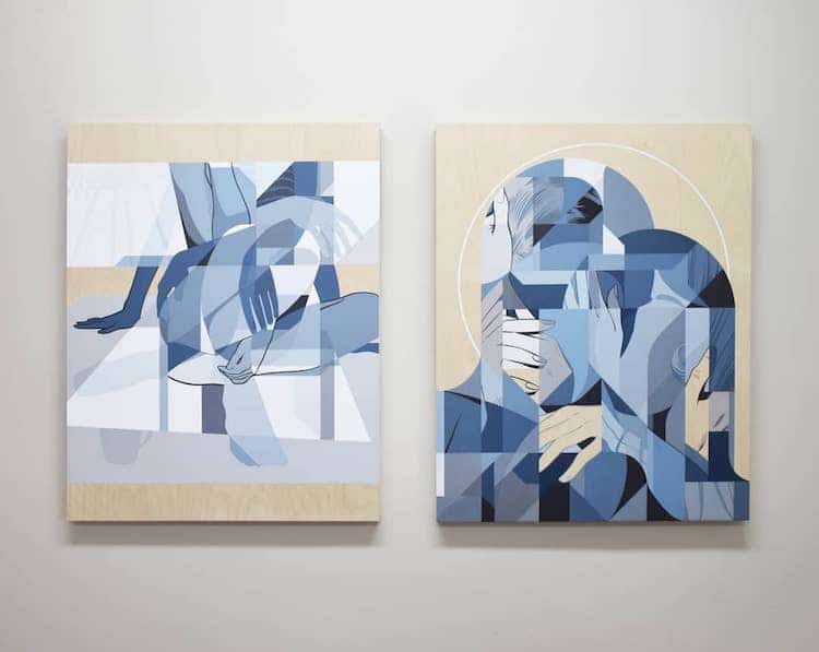 Abstract Figurative Paintings by Eric Pause