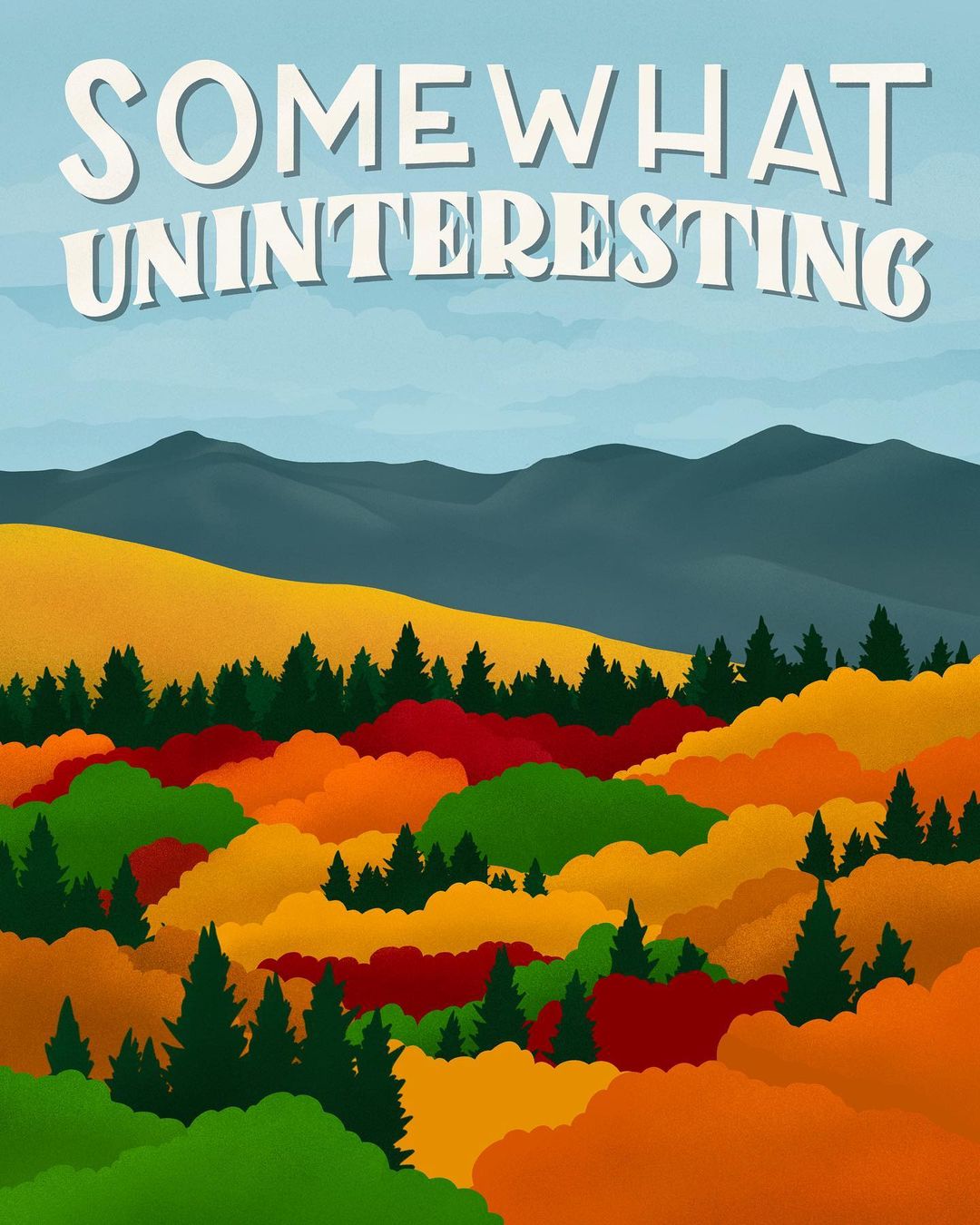 Funny National Park Review Posters by Amber Share