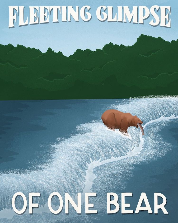 Artist Creates Funny Posters for National Parks Based on Bad Reviews