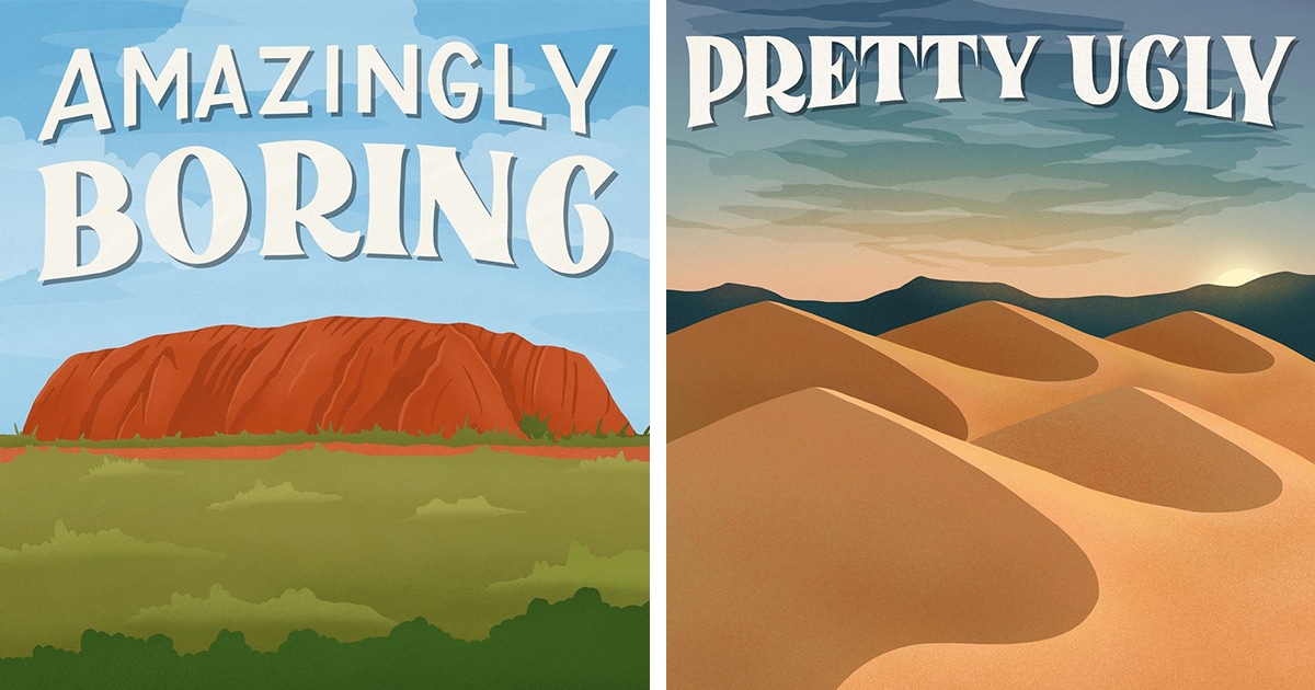 Artist Creates Funny Travel Posters for National Parks Based on Their Bad  Reviews | Search by Muzli