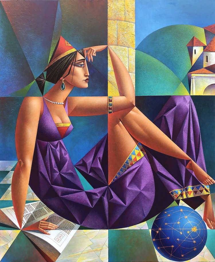 Neo-Constructivism Paintings by Georgy Kurasov