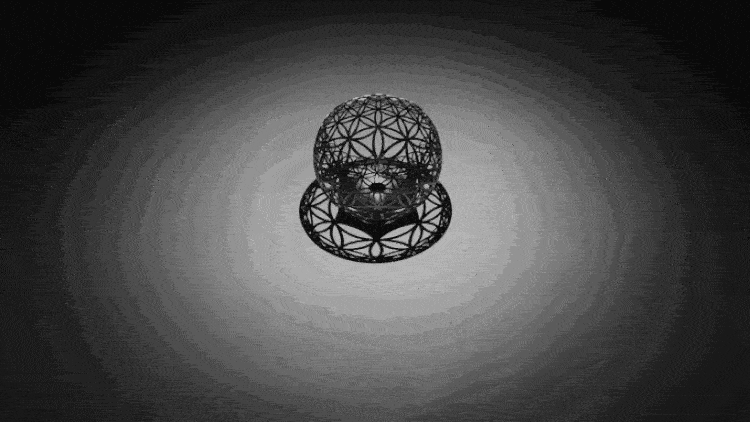 Flower of Life Geometric Candle Holder