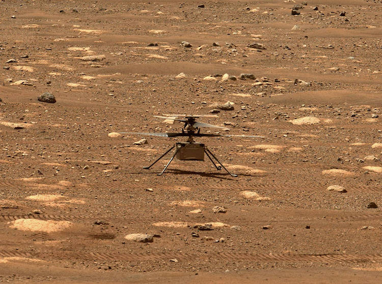 Ingenuity sur Mars