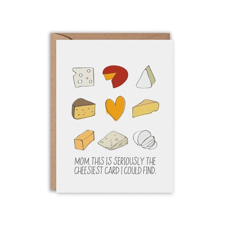 Cheesy Mother's Day Card