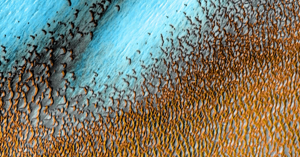 Photo of La NASA publie une image de dunes de sable bleu roulant sur Mars