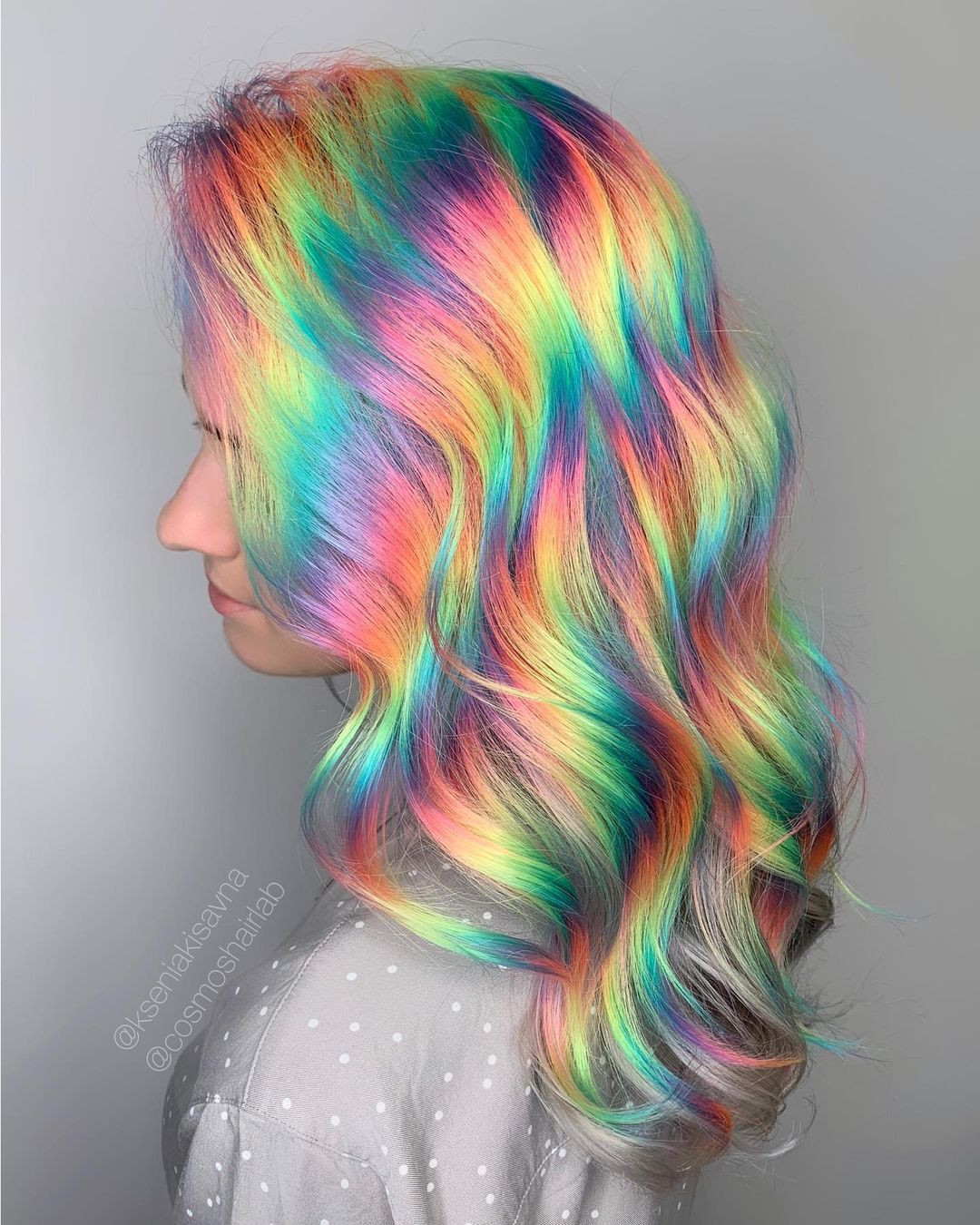 cabello arcoiris