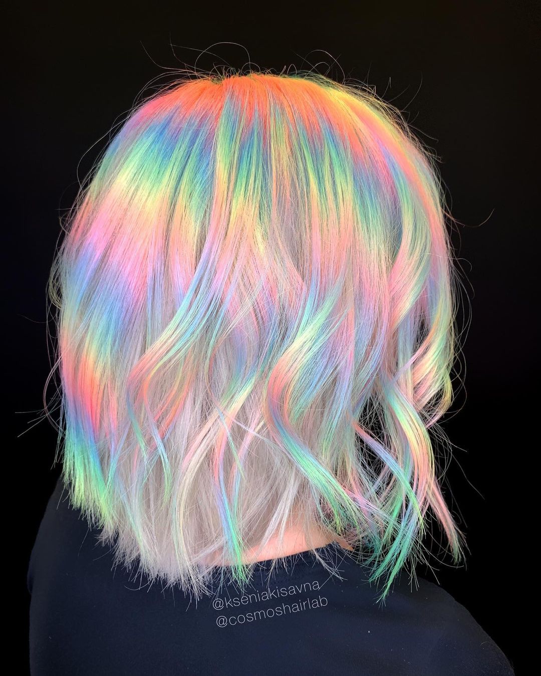 cabello arcoiris