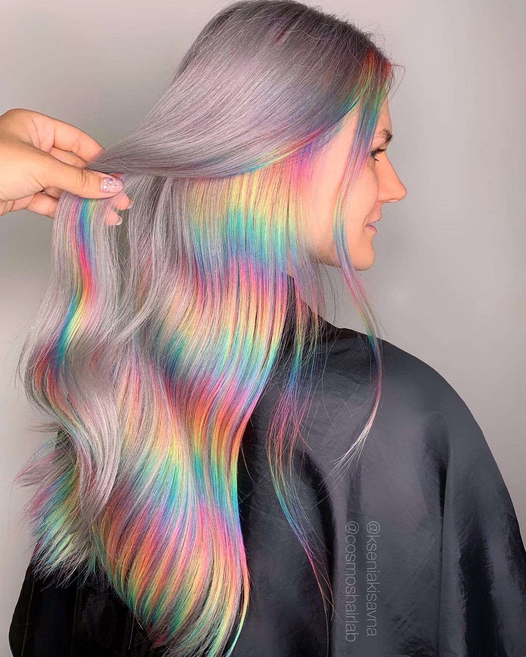cabello arcoiris