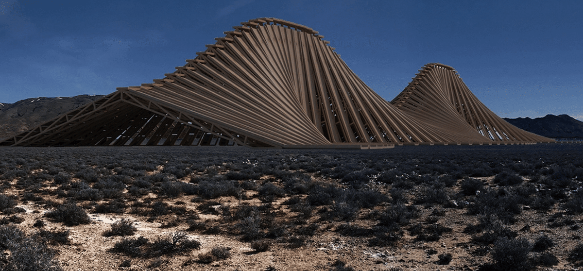 Solar Mountain Is a Permanent Art Installation That Would Produce 300 MWH of Renewable Energy at Burning Man