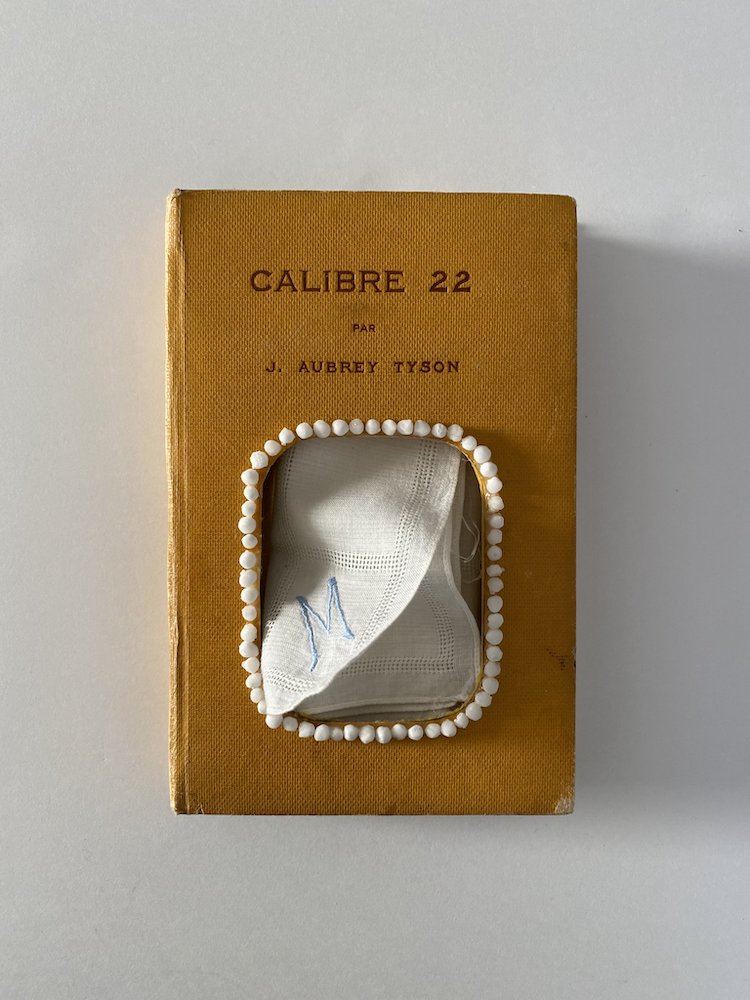 caja de pañuelos en libro por Inès Mélia