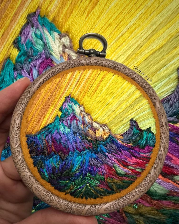 Painting with Needles and Thread: The Evocative Embroidery of Vera Shimunia