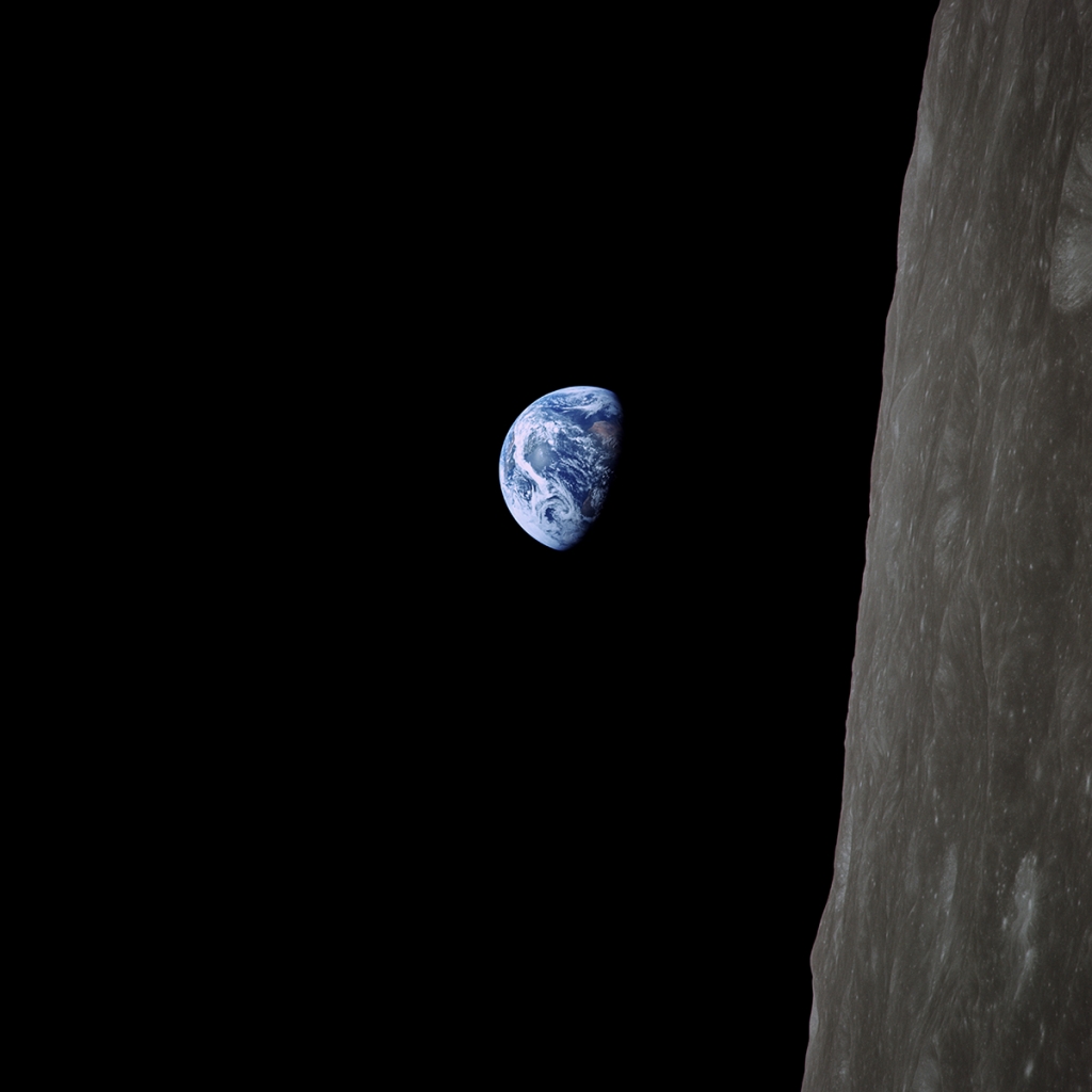 la terre vue de la lune 