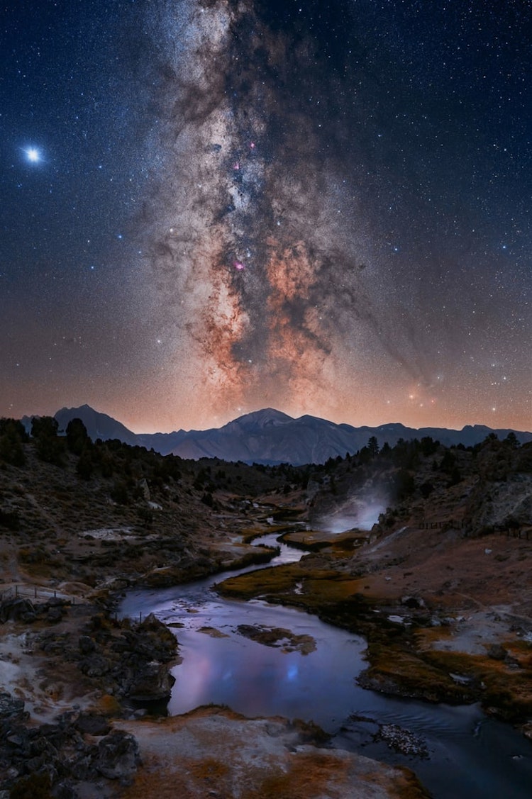 Milky Way Over Mammoth Lakes in California