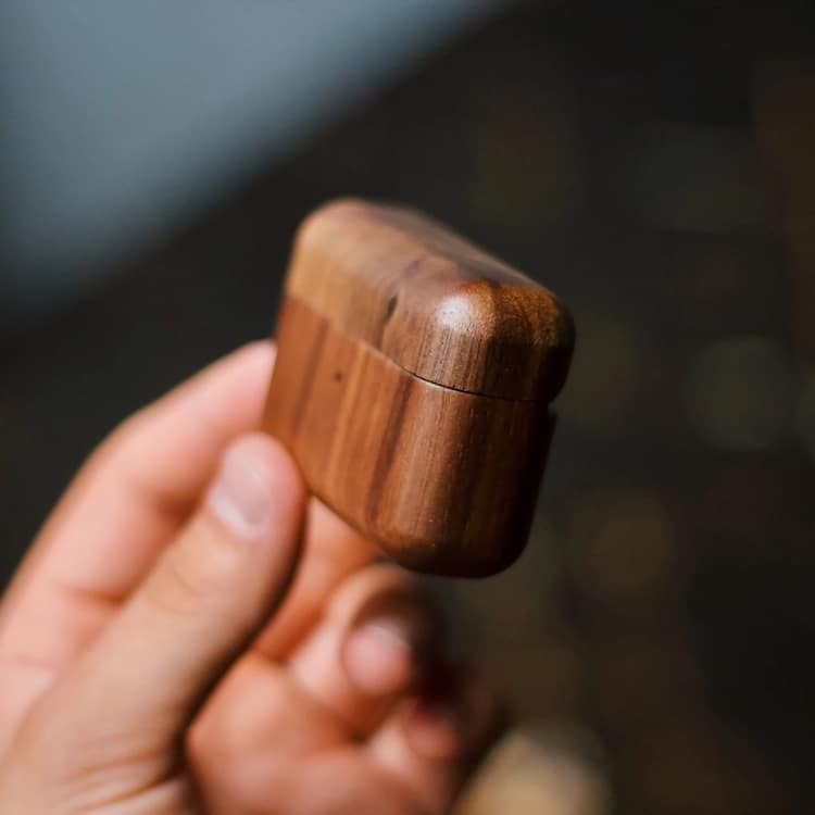 Wooden Airpods Case