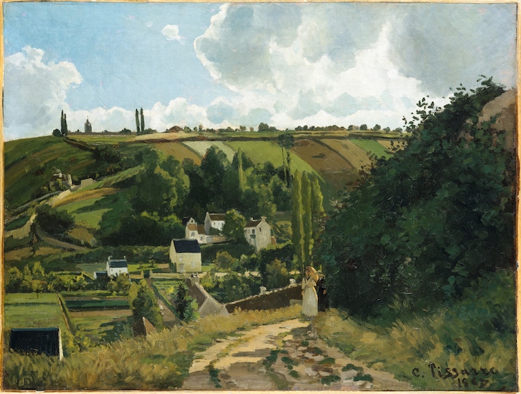 Landscape Painting by Camille Pissarro