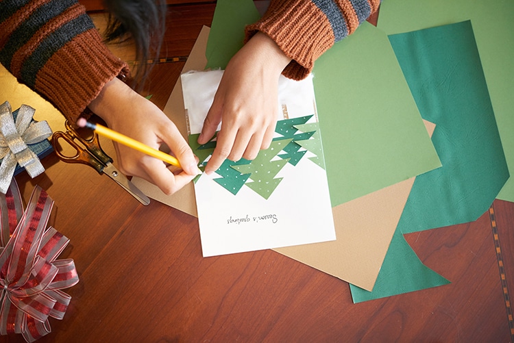Making a Christmas Card