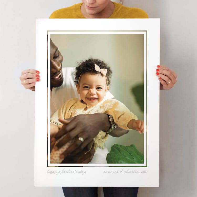 Personalized Photo Print for Father's Day