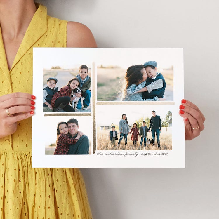 Personalized Photo Collage Father's Day Gift