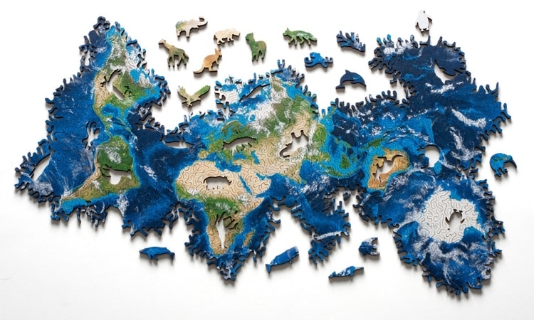 Earth Jigsaw Puzzle by Nervous System