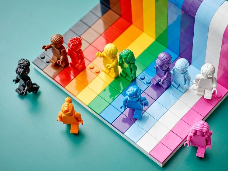 Lego rainbow online set