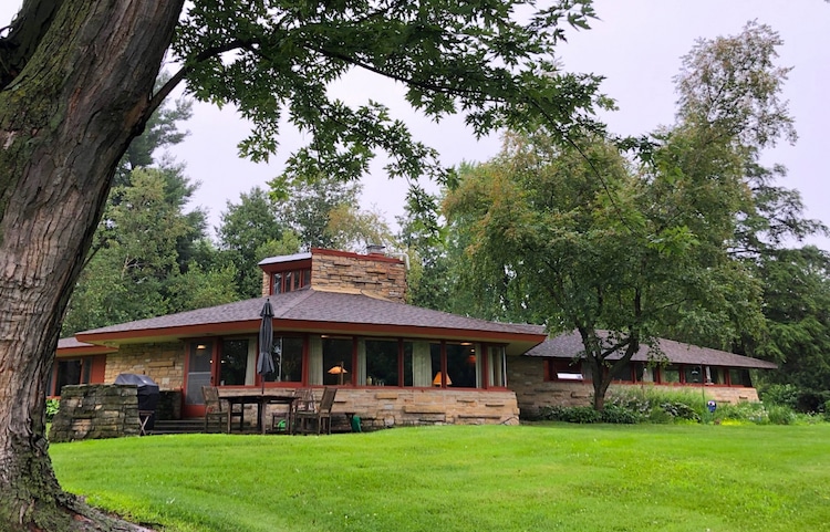 Margaret and Patrick Kinney House, a Wright-designed building the Frank Lloyd Wright Building Conservancy's Way Out and About Wright 2021 Virtual Tour