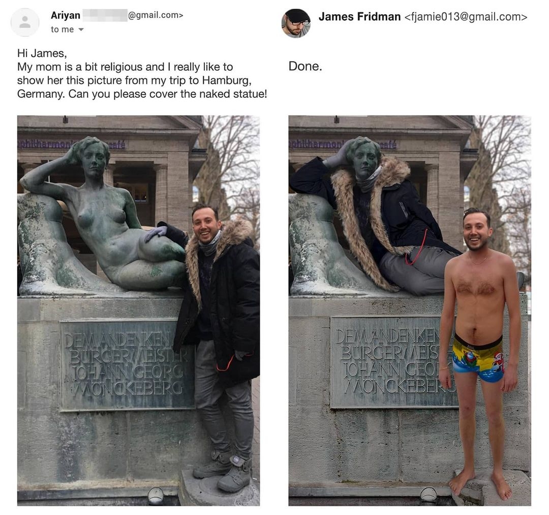 Photoshop Edits by James Fridman