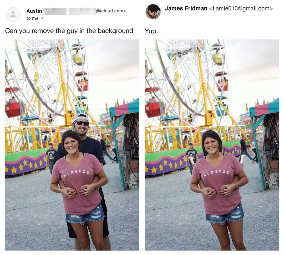 Photoshop Expert Trolls the Internet With His Hilariously Literal Photo ...