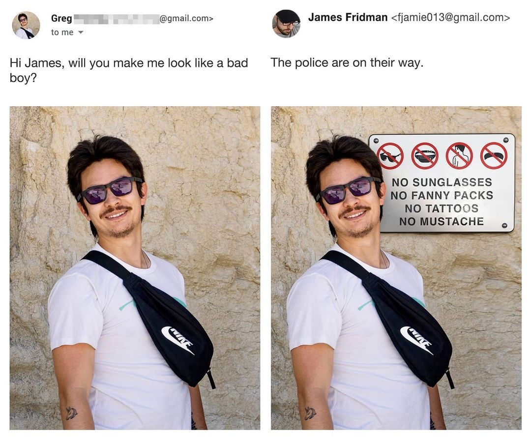 Photoshop Troll James Fridman