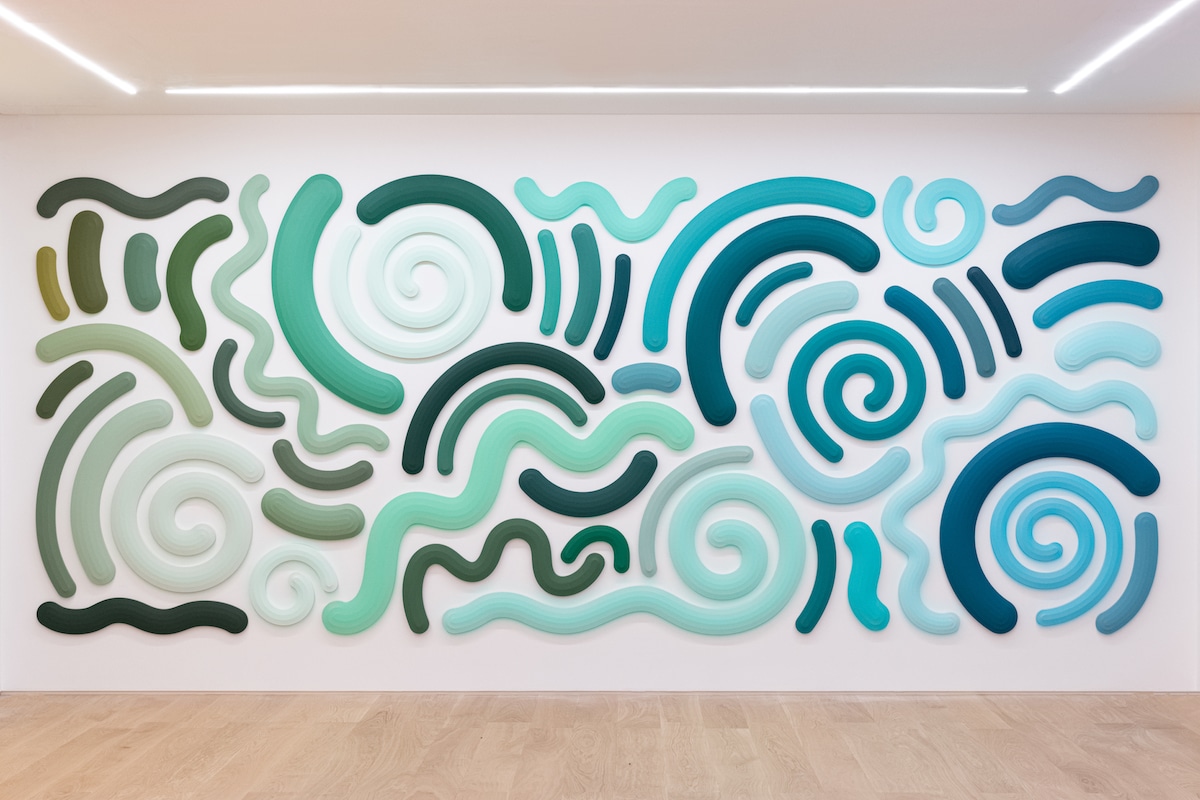 Exhibition of Abstract Sculptural Paintings by Artist Josh Sperling