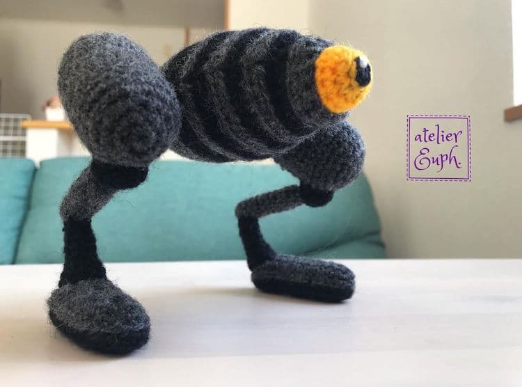 Knitted toy by Euph workshop