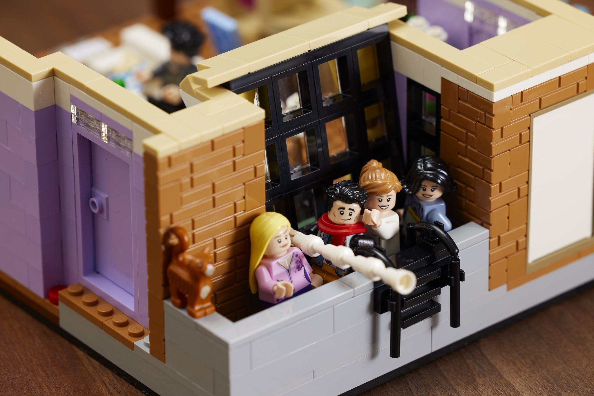 set de lego de los departamentos de Friends