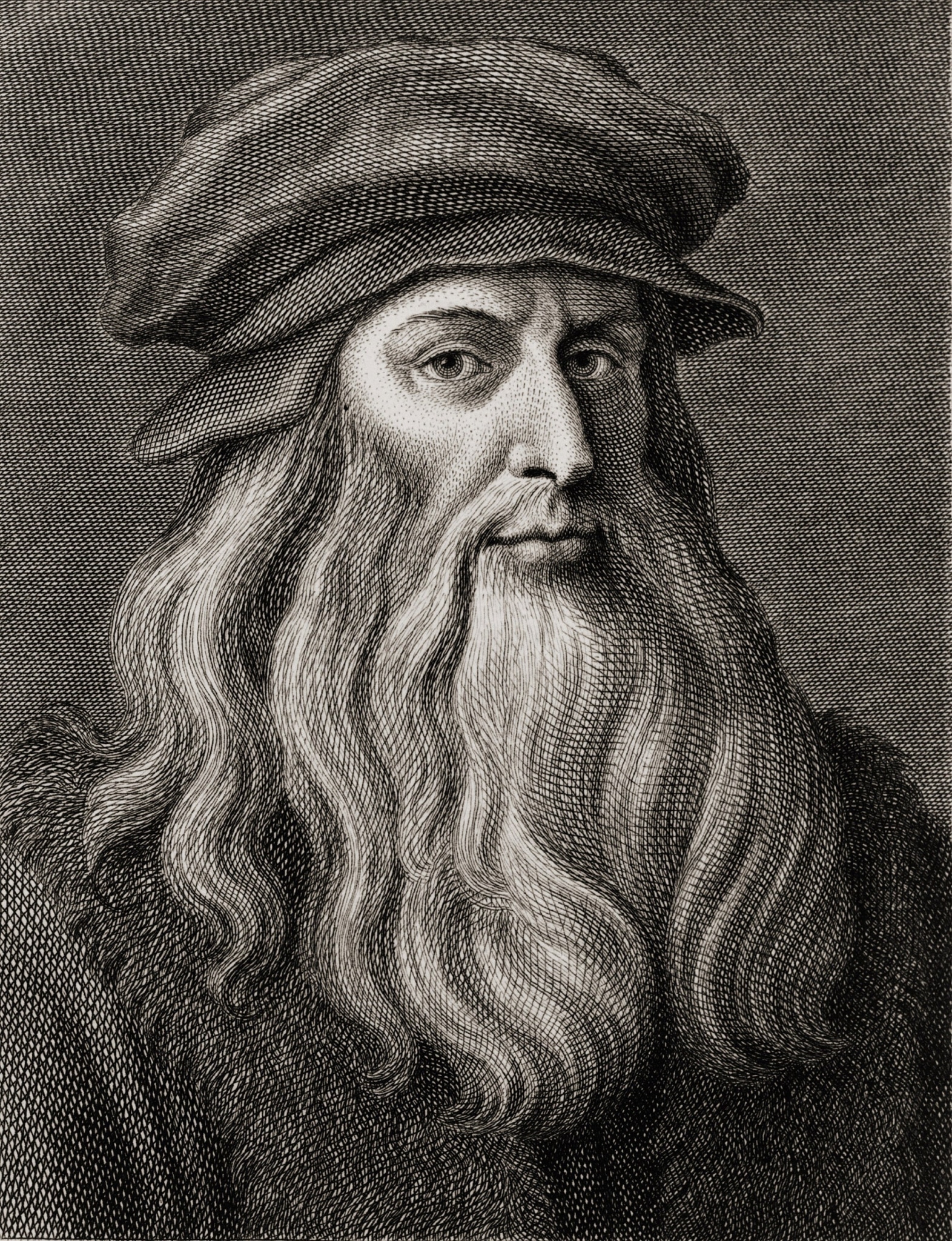 Retrato de Leonardo da Vinci