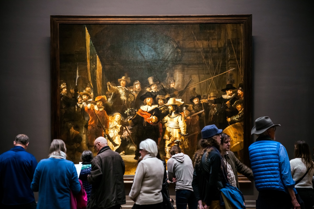 la ronda de noche de Rembrandt