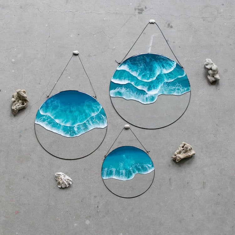 Resin Ocean Art by Anna Paschenko / Roslynka