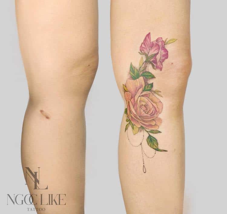 Narben-Cover-Up-Tattoos von Ngoc Like Tattoo