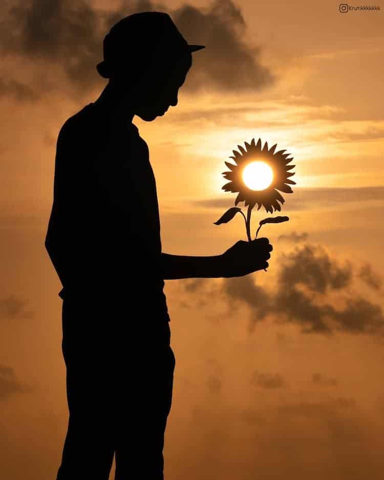 Silhouette Photos Tell Whimsical Stories of Human Connection to the Sun