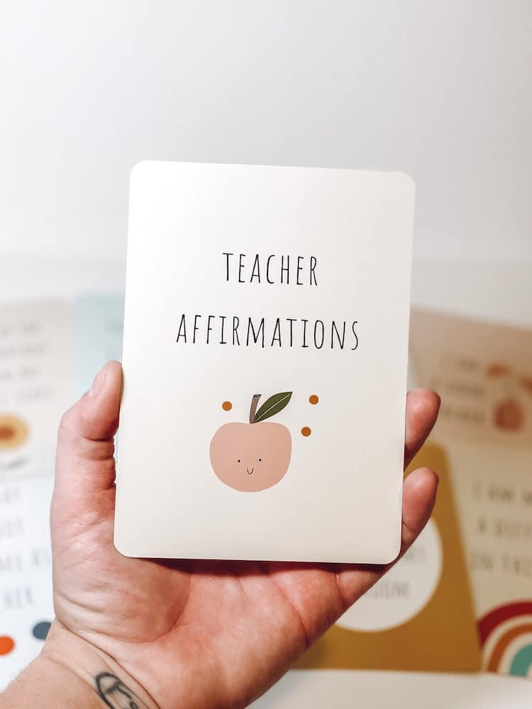 Teacher Affirmation Cards