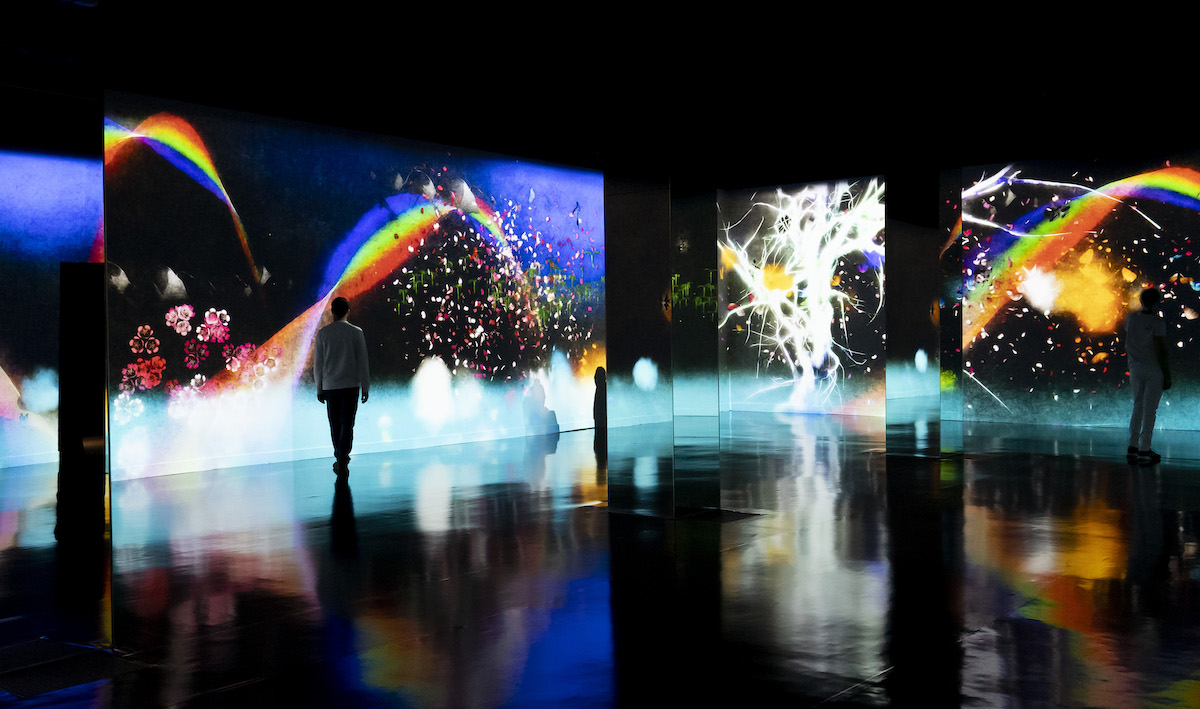 teamLab Immersive Art Experience at CaixaForum Barcelona, Spain