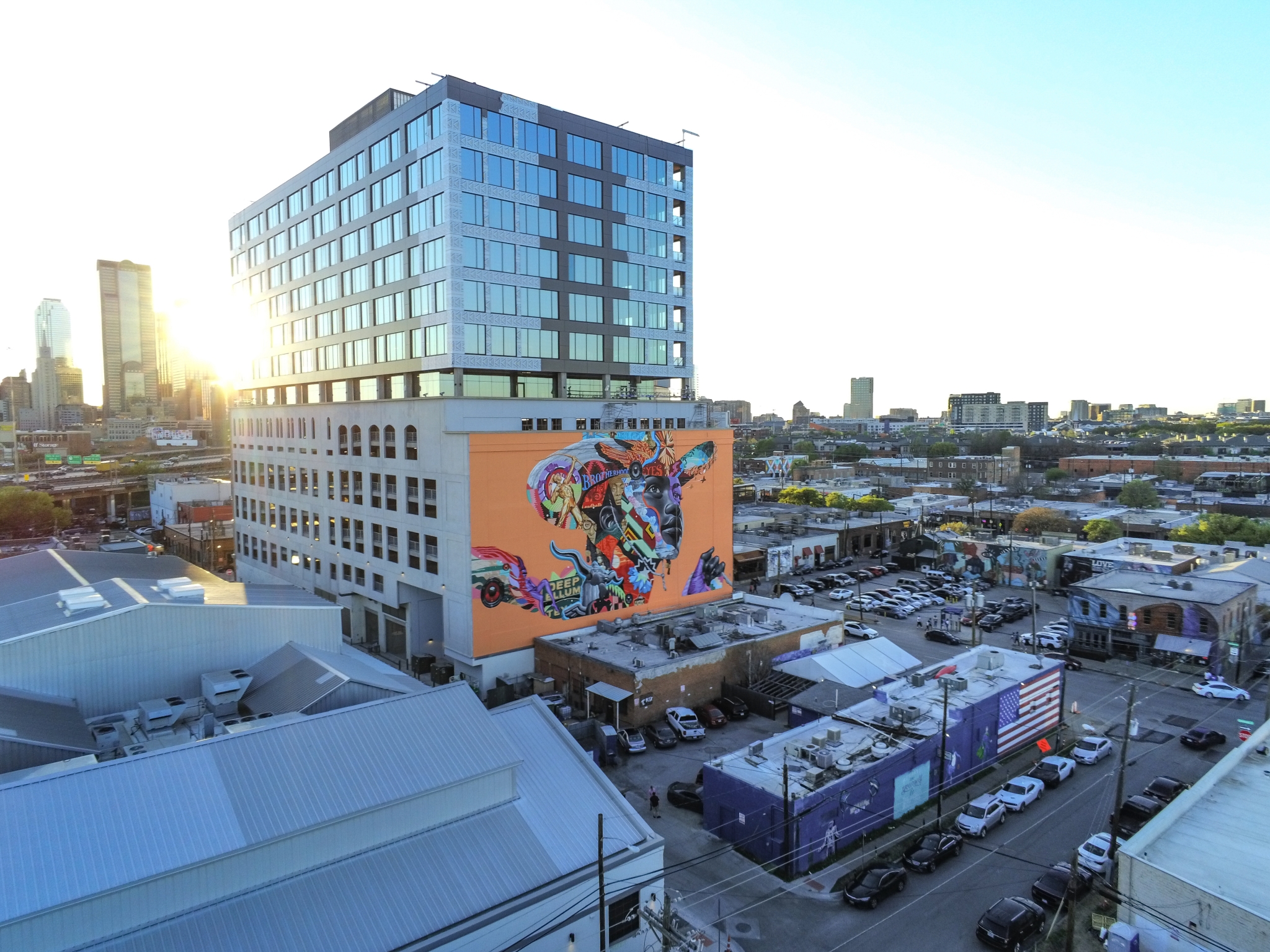 mural de Deep Ellum en dallas texas