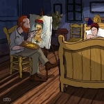 Van Gogh Fan Illustrates the Dutch Artist's Life With Colorful Comics