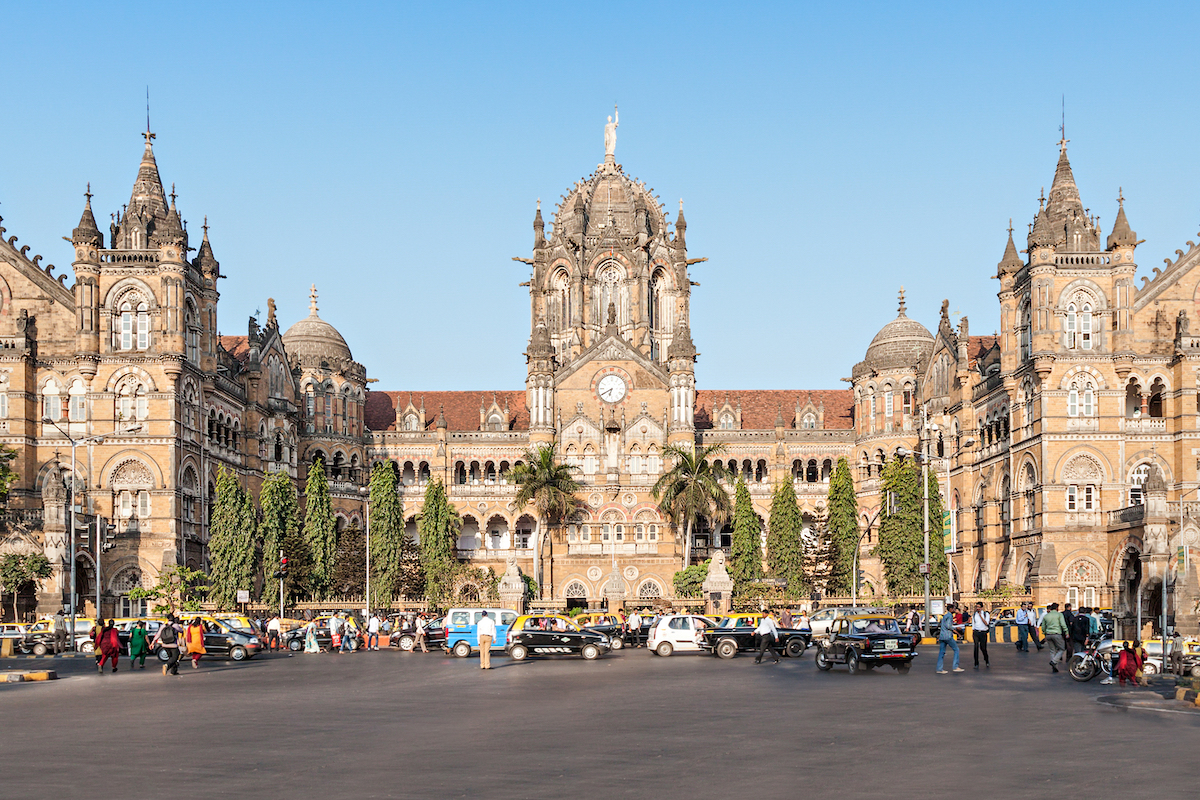 La Gare de Chhatrapati Shivaji à Bombay, en Inde 