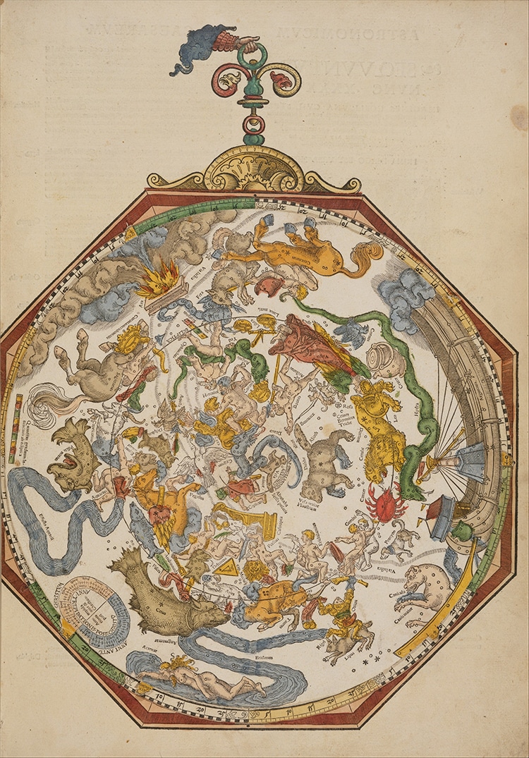 Astronomicum Caesareum Renaissance Science Book and Illuminated Manuscripts