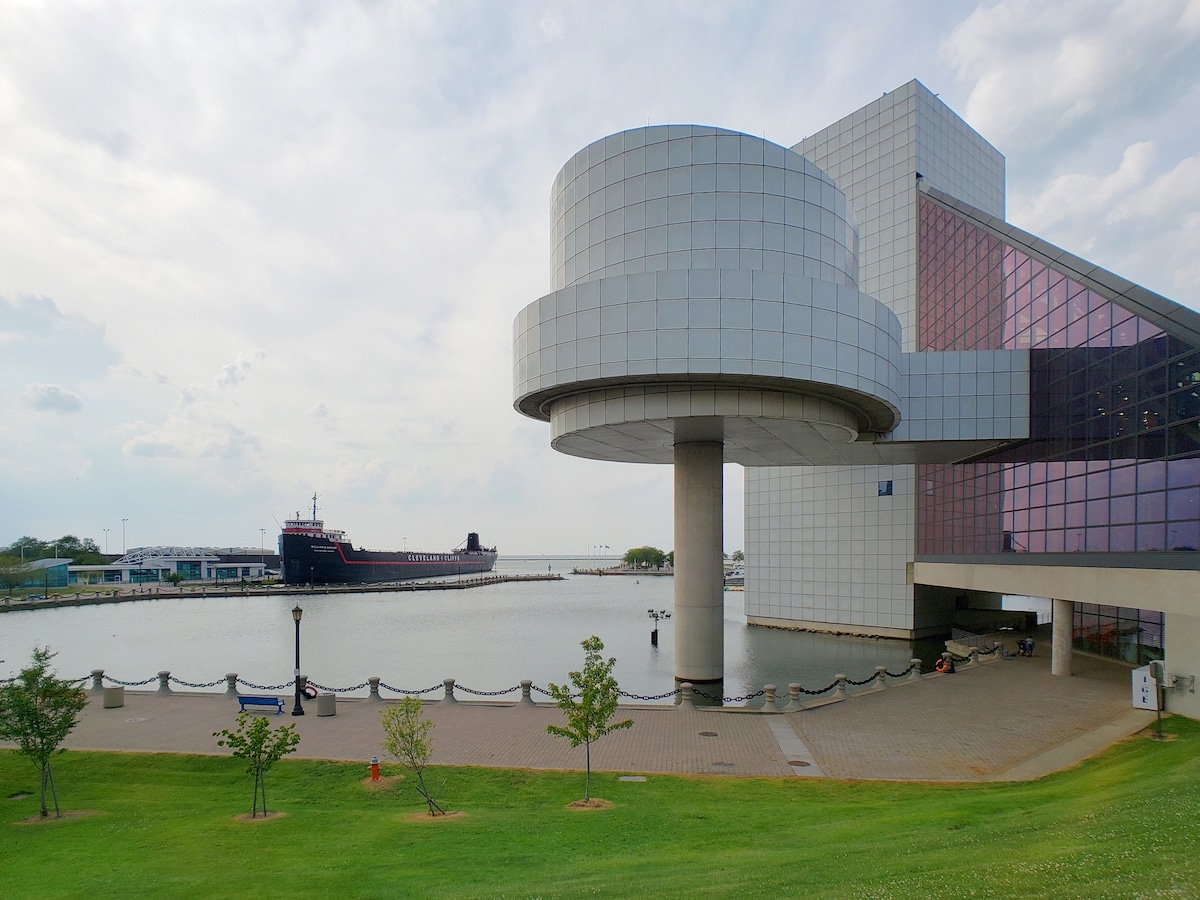 Rock & Roll Hall of Fame by I.M. Pei